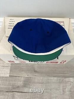 Vintage Texas RANGERS New Era Dupont Visor Fitted Hat Size 7 3/8 Pro Model 1986