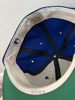 Vintage Texas RANGERS New Era Dupont Visor Fitted Hat Size 7 3/8 Pro Model 1986