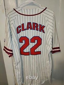 Vintage Texas Rangers Clark#22 Baseball Jersey Sewn Starter Men's Size 2XL
