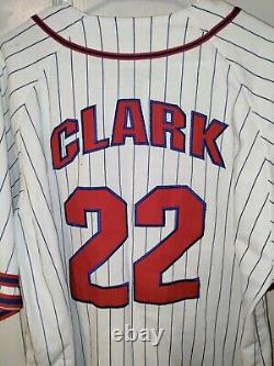 Vintage Texas Rangers Clark#22 Baseball Jersey Sewn Starter Men's Size 2XL