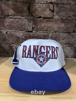 Vintage Texas Rangers Laser Sport Specialties Snapback Hat mlb