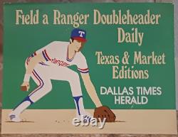 Vintage Texas Rangers News Stand Ad RARE 1974
