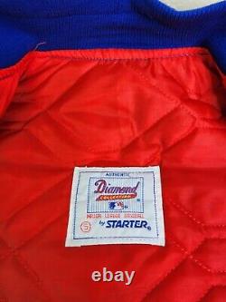 Vtg 80's Diamond Collection Starter MLB Adult Small Tex Rangers Satin bomber
