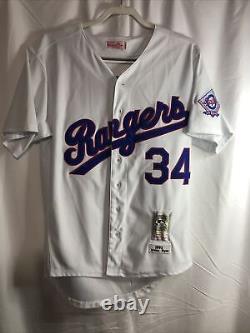 Vtg Mitchell & Ness MLB Texas Rangers Nolan Ryan Baseball Jersey Size 48
