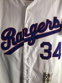 Vtg Mitchell & Ness MLB Texas Rangers Nolan Ryan Baseball Jersey Size 48