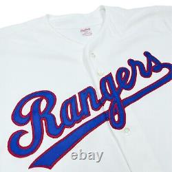 Vtg Rare Mlb Texas Rangers Rawlings Authentic Baseball Jersey Size 44