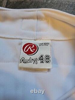 Vtg Rawlings Alex Rodriguez Texas Rangers Men's Jersey Sz 48 Embroidered