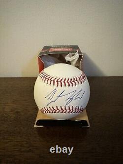 WYATT LANGFORD Texas Rangers Signed Rawlings Official Baseball ROMLB HOT ROOKIE