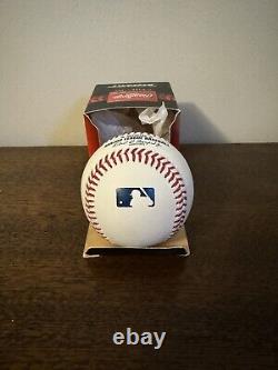 WYATT LANGFORD Texas Rangers Signed Rawlings Official Baseball ROMLB HOT ROOKIE