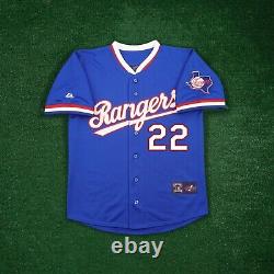 Will Clark 1984 Texas Rangers Cooperstown Men's Alt Blue Throwback Jersey