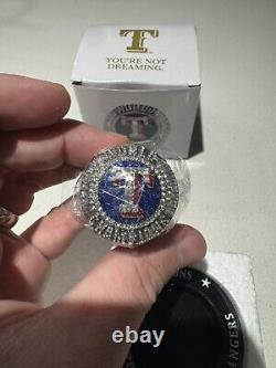 World Series Ring Josh Jung Texas Rangers Replica Theme Night