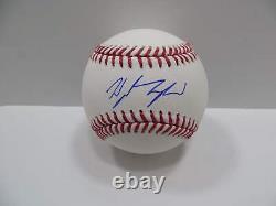 Wyatt Langford Texas Rangers Signed Rawlings Oml Baseball Bas Coa